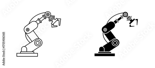 Automation icons set for apps and web.