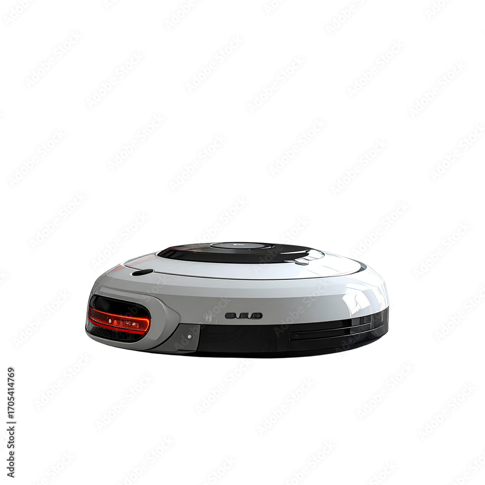 Fototapeta premium Robotic Vacuum Cleaner png 
