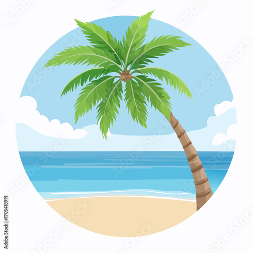 Palme am Strand