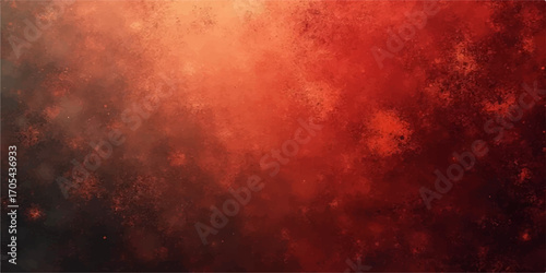 Dark textured red and orange grunge background with fiery smoke patterns and black artistic elements
