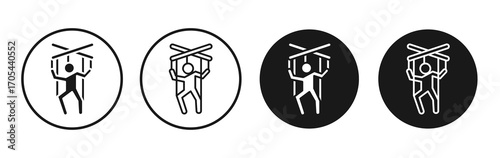 Puppet icons vectors for apps and web.