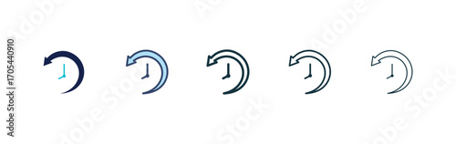 Past icons vectors for apps and web.