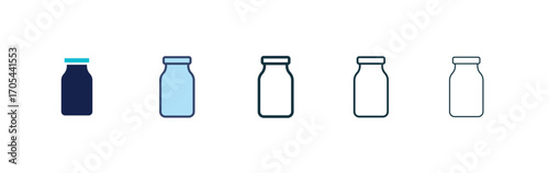 Jar icons vectors for apps and web.