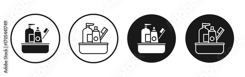 Hygiene kit icons vectors for apps and web.