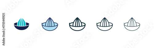 Hand Juicer icons vectors for apps and web.