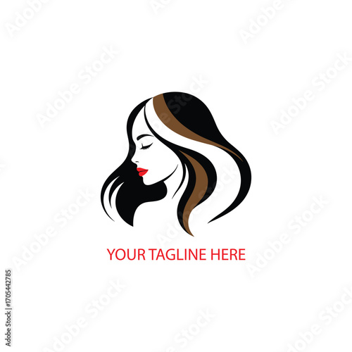 Elegant Hair Salon Logo Design