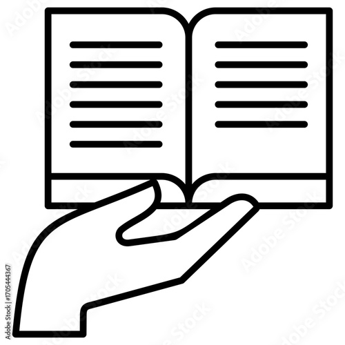 Education For All Outline Icon