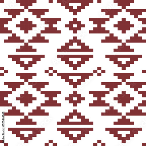 seamless knitted scandinavian pattern