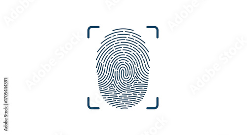 Fingerprint Scan Security Technology.