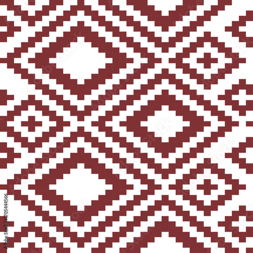 seamless knitted scandinavian pattern