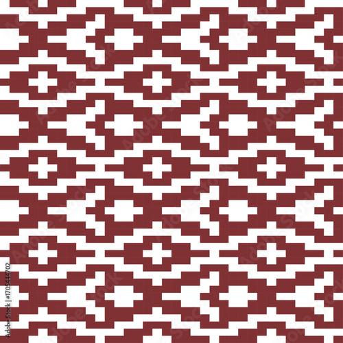 seamless knitted scandinavian pattern
