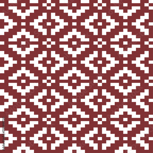 seamless knitted scandinavian pattern