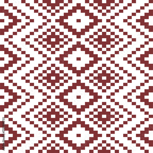 seamless knitted scandinavian pattern