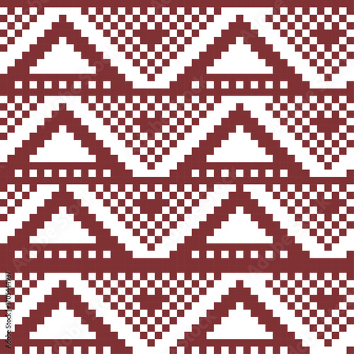 seamless knitted scandinavian pattern