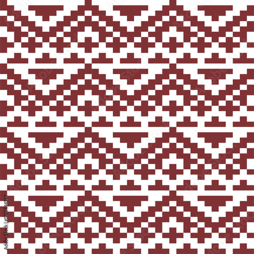 seamless knitted scandinavian pattern