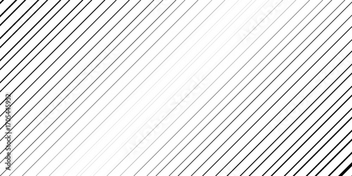 Abstract thin line halftone with gradient texture. Vertical stripes line background. Simple pattern black line. Vector parallel lines.