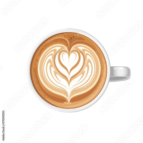 Latte Art Heart A Whimsical Coffee Design for generated_image_14