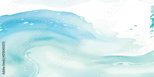 Beautiful, bright blue sky with fluffy white clouds, a perfect summer day