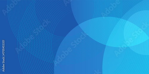 Abstract blue color background circle. Dynamic shapes pattern modern design. Modern circle technology lines. Vector illustration. EPS 10.