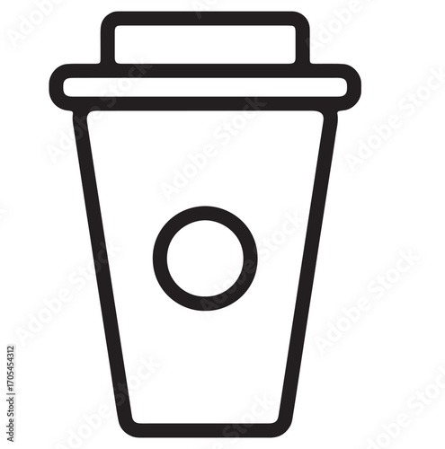 vector illustration of  cold coffee pot icon