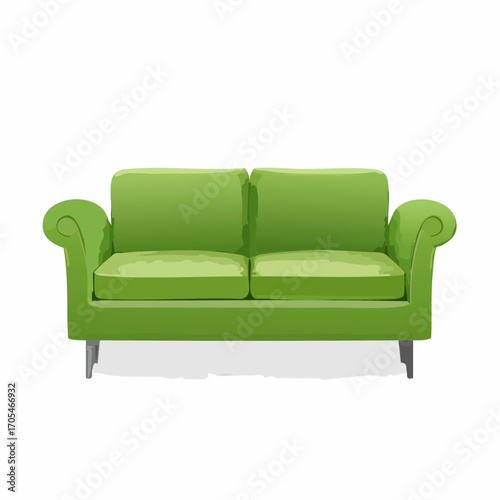 Grüne Couch