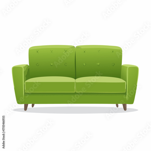 Grüne Couch