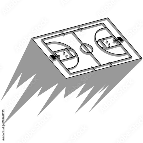 Basic Basketball Court Layout