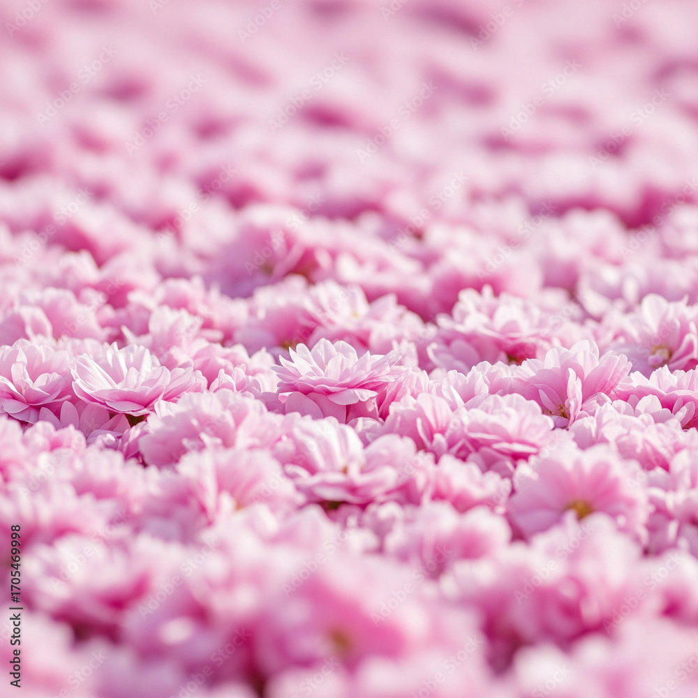 Obraz premium Delicate pink flowers, macro, close-up, floral, blossom