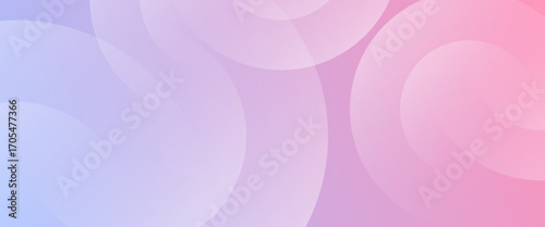 abstract background .blue and pink gradation. circle effect style, layered translucent circles creating a dreamy, romantic, and elegant abstract design. vector illustration.