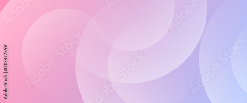 abstract background .blue and pink gradation. circle effect style, layered translucent circles creating a dreamy, romantic, and elegant abstract design.