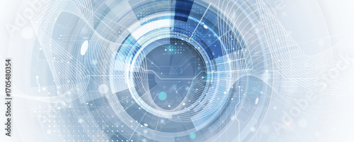 Modern technology and business abstract background for technical or science presentation