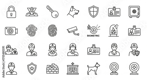 set of vector icons for sewing