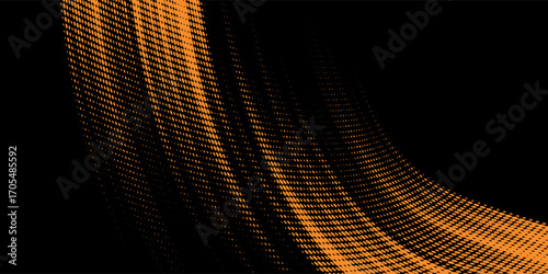 orange black brush Car sticker wrap pattern banner abstract sporty lines black orange color combination grunge brush modern pattern racing motorsport vector design.