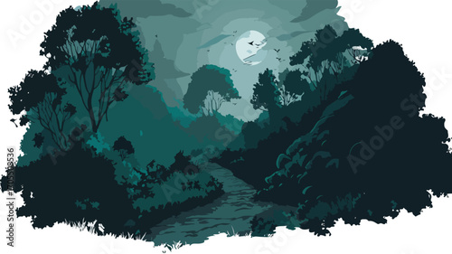 Abstract Vector Background Illustration with NOC Theme