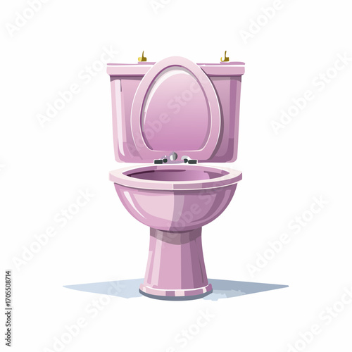 Toilette in  Pink