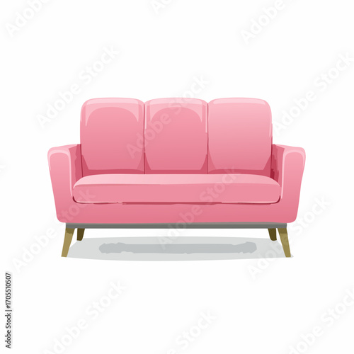 Couch in pink