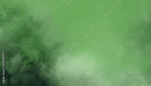 Green Smoke Cloud Abstract Texture Background