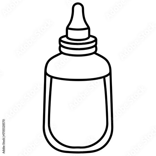 baby bottle vector