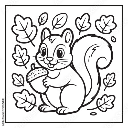Autumn Coloring Pages – Fall Leaves, Pumpkins, Harvest and Seasonal Designs for Kids and Adults