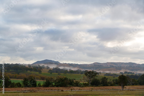 Wallpaper Mural Misty morning at Maroon, Queensland, Australia Torontodigital.ca
