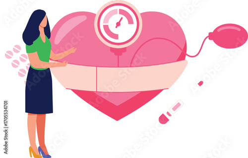 Girl undergoing heart treatment