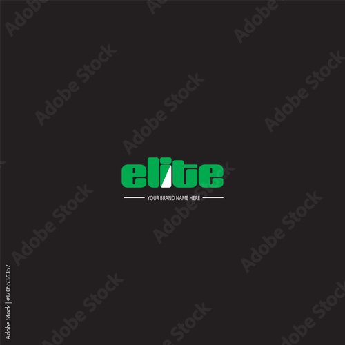 elite text logo