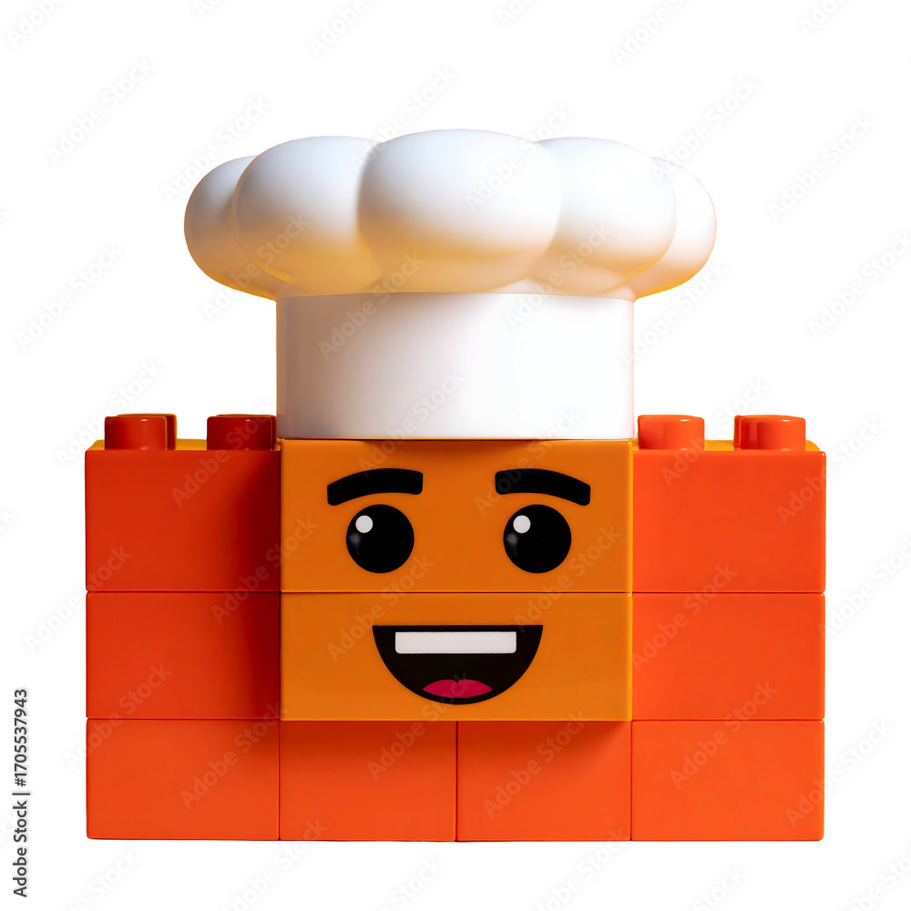 Fototapeta premium Chef lego figure
