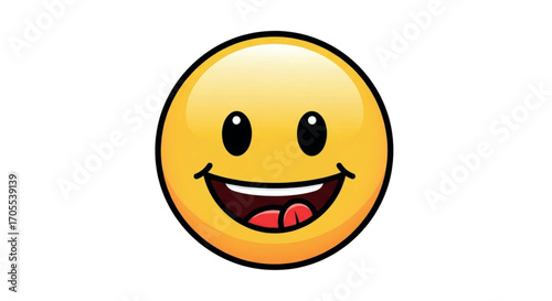 Happy Smiley Face Icon.