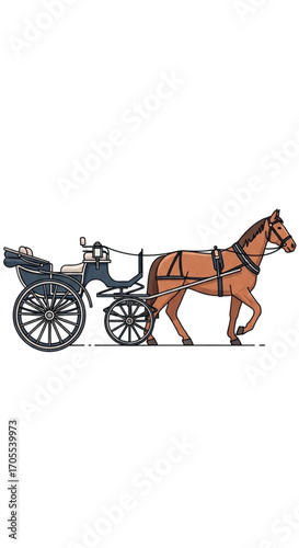 Horse Drawn Carriage Transportation.
