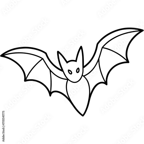 Bat Outline Vector