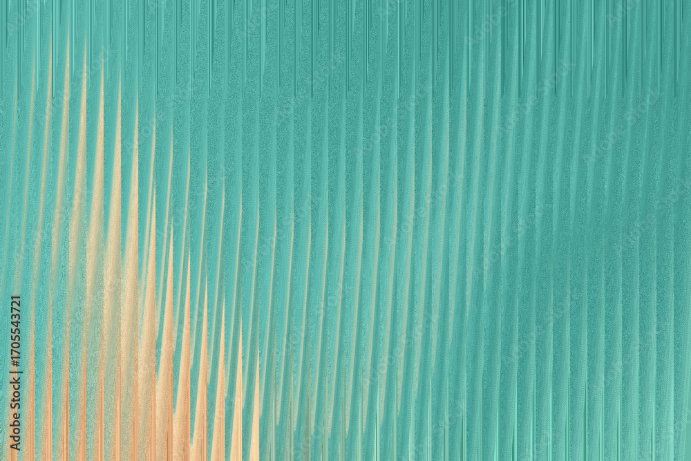 Obraz premium Neon ripple glass gradient .Sharp ribbed distortion, cinematic glow; futuristic texture background, illustration