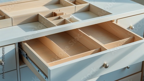 adjustable drawer divider with waterproof base on a white background