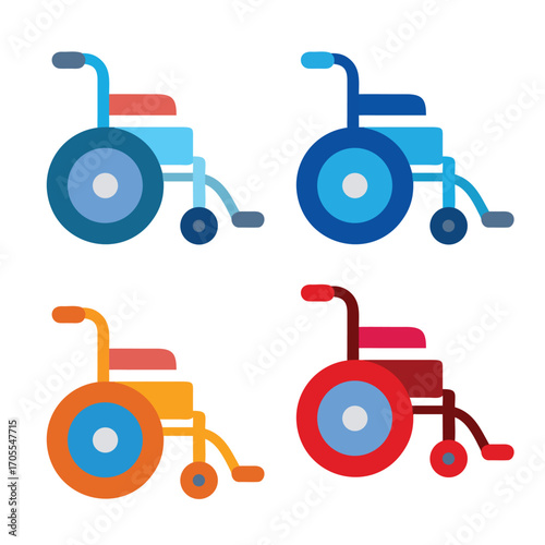 Accessible wheelchair icon for mobility and assistance