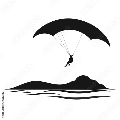 Paragliding Silhouette